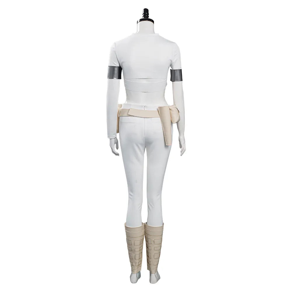 Disfraz de Padme Amidala para adultos, mujeres, niños, traje de Carnaval de Halloween