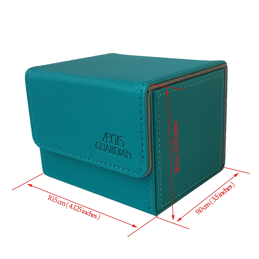 AEGIS GUARDIAN Side Loading Card Box Deck Case Mtg Yugioh Card Binder: 100+ Deck Box