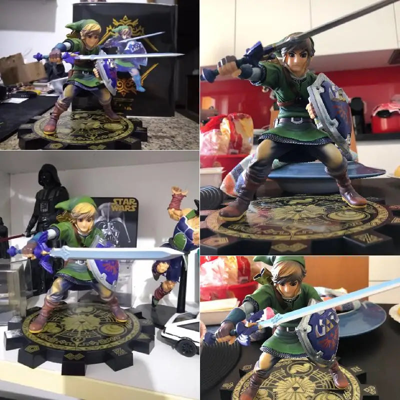 20cm Zelda Anime Figure Skyward Link 1/7 Manga Statue Figurines PVC Action Figure Collectible Model Toys Doll Christmas Gift