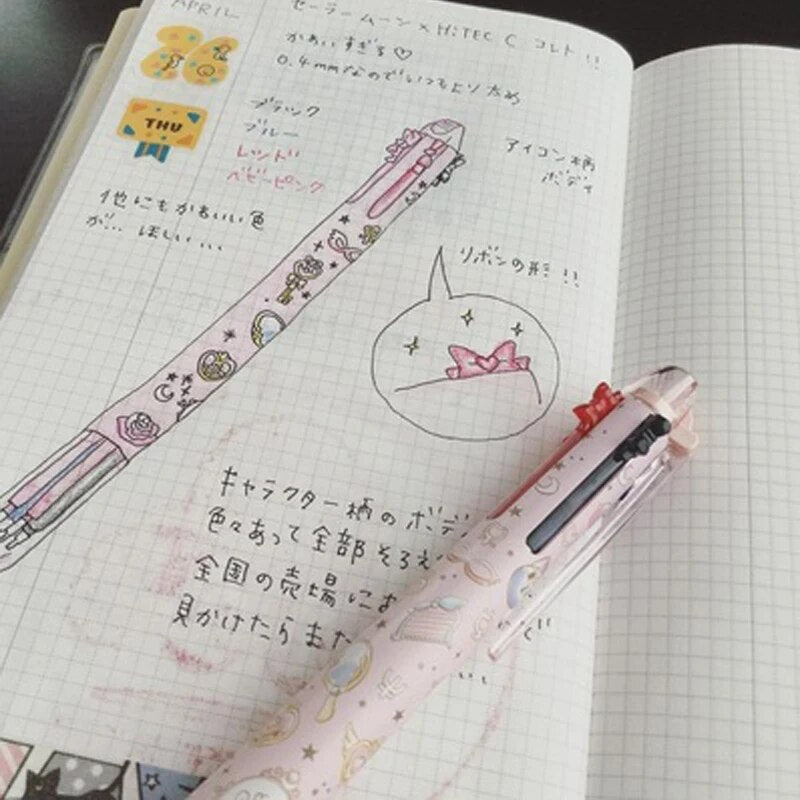 Bolígrafo multifuncional COLETO de piloto de Japón, carcasa de Sailor Moon, LHKRF-10C4 de recarga restringida del 25 ° aniversario, 1 Uds.