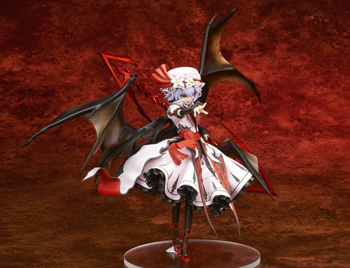 22cm Touhou Project Remilia Scarlet Anime Action Figure PVC Collection Model toys brinquedos for christmas gift