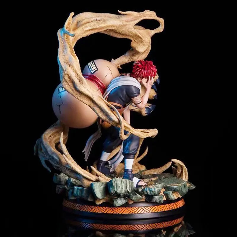 25cm Anime Figurines Gaara Action Figure Decorations For Home Japan Anime Character Pvc Collectible Model Toys