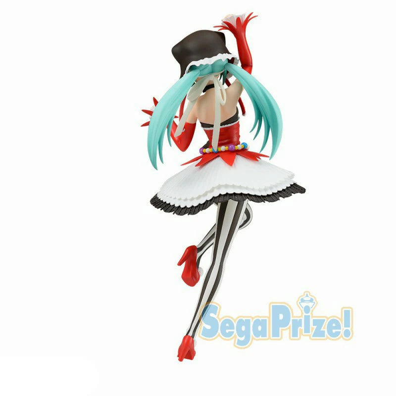 23cm Original Anime Figurine Hatsune Miku Clown Pieretta Collection Kawaii Doll PVC Action Dercation Model Kids Toys For Girls
