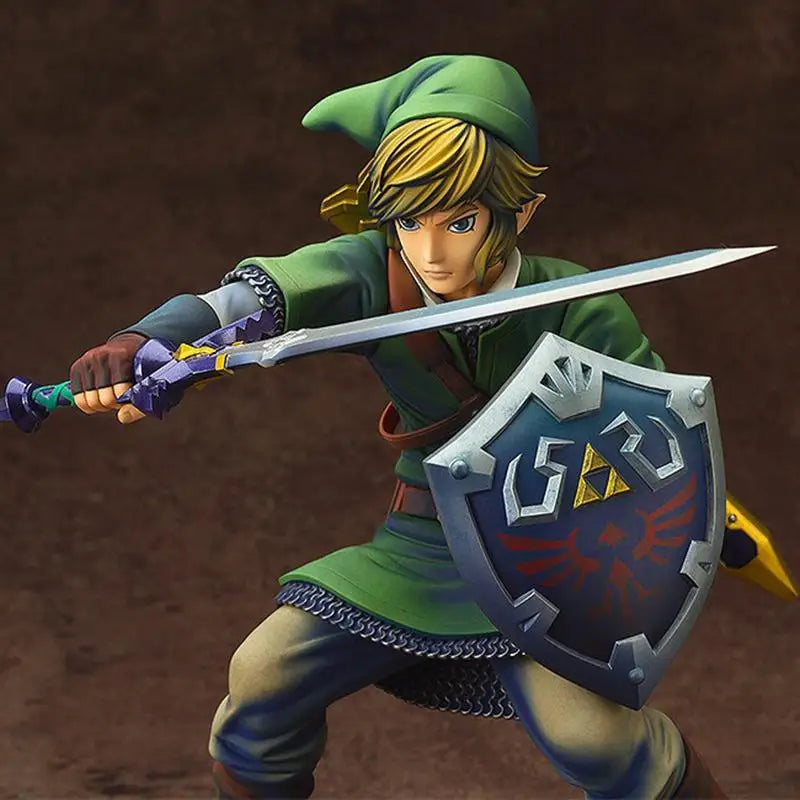20cm Zelda Anime Figure Skyward Link 1/7 Manga Statue Figurines PVC Action Figure Collectible Model Toys Doll Christmas Gift