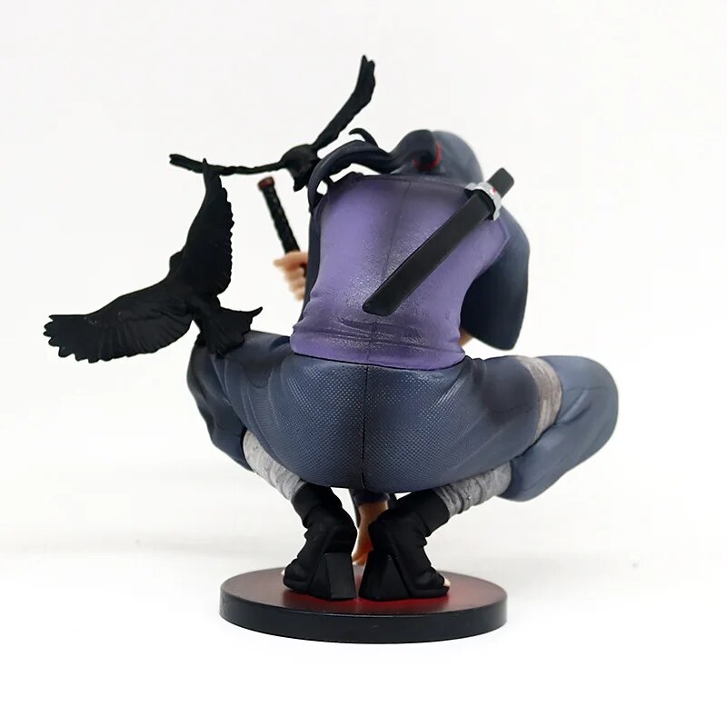 Figura de Naruto Shippuden, estatua de cuervo Uchiha Itachi, figura de acción de PVC, juguetes de Anime, figura coleccionable de Naruto Uchiha Itachi