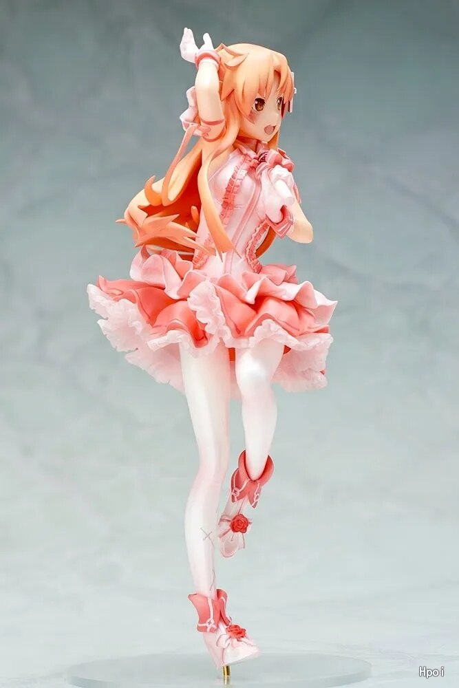 Figura de anime original japonesa de 23cm Sword Art Online Yuuki Asuna figura de acción juguetes de modelos coleccionables para niños
