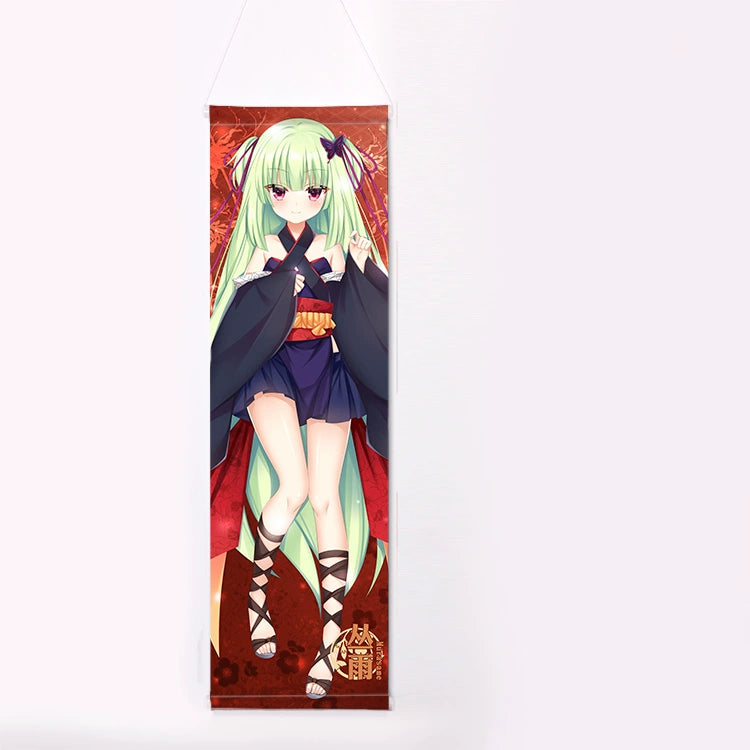 Shamoe Qianlian Wanhua Cong Rain Anime periférico bidimensional Otaku estilo japonés desplazamiento pintura decoración