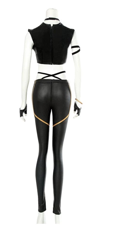 Uniforme de Cosplay de League of Legends KDa equipo femenino Kasha Rap mujer adulta como mujer Lol Ali Cos ropa conjunto completo de Anime para mujer