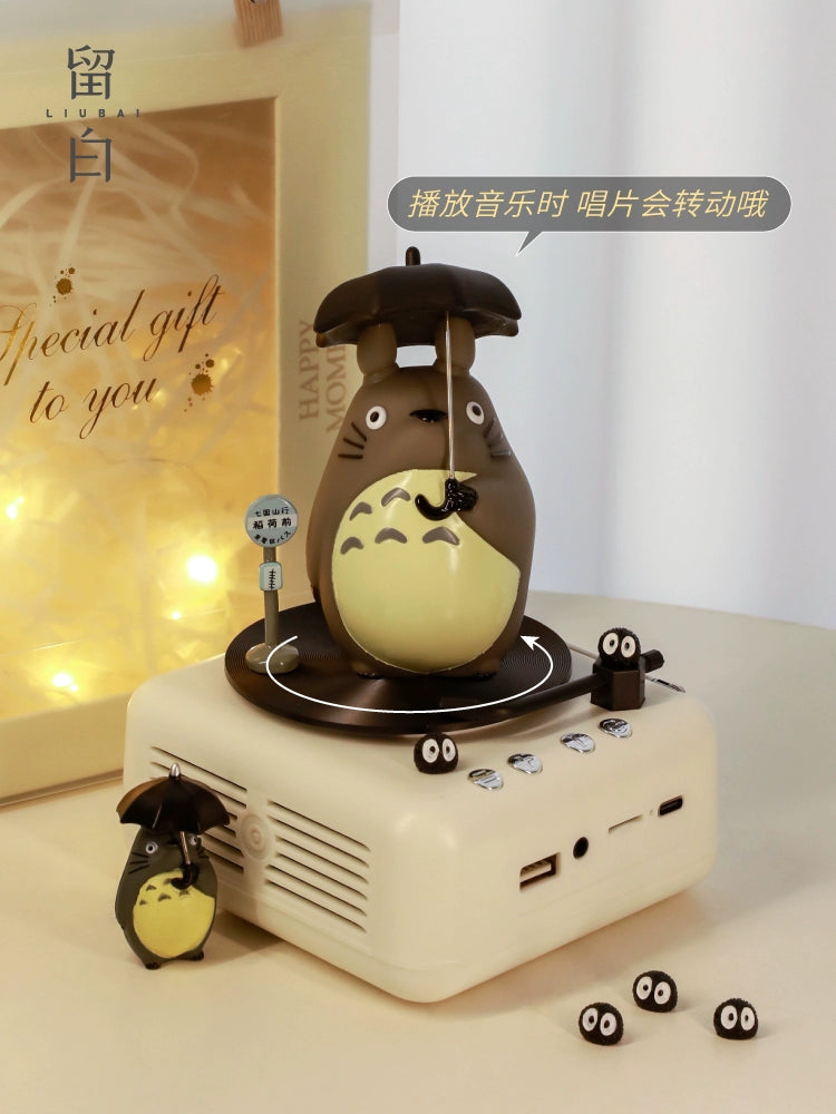 Totoro Regalo de Cumpleaños Altavoz Bluetooth Creativo Práctico Compañero Regalo Decoración Niños y Niñas Amigos Novias Regalo Navidad