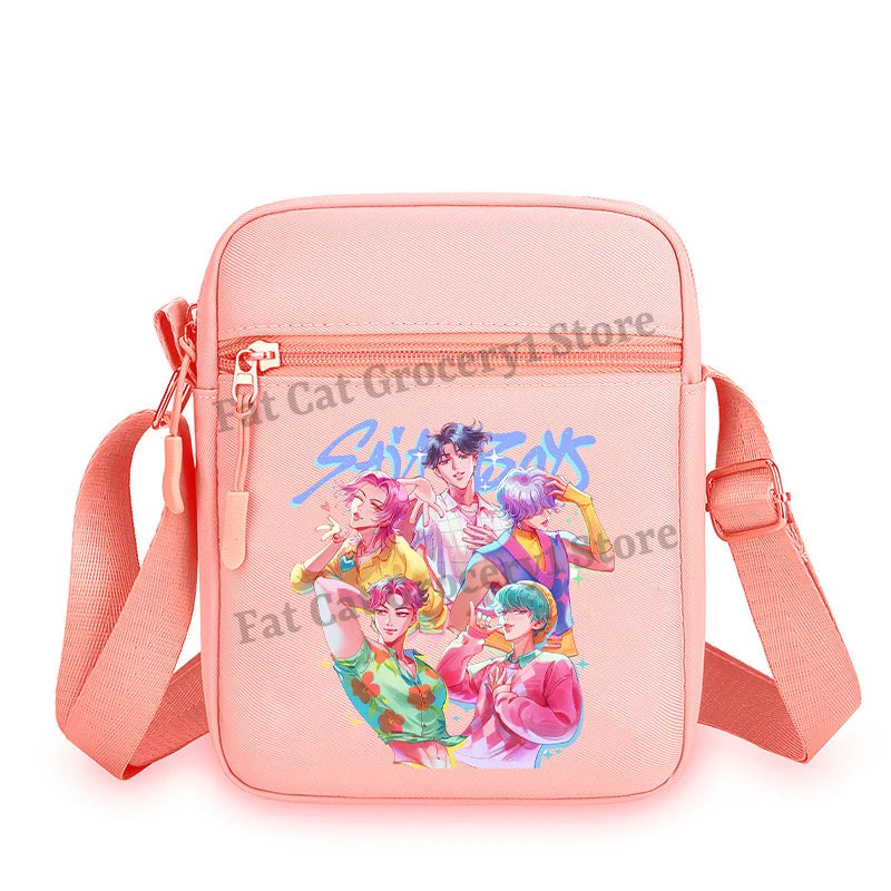 Kpop Demon Hunter Shoulder Bag Kawaii Rumi Mira Zoey Crossbody Bags Girls Outdoor Sport Messenger Pouch Women Travel Purse Gift