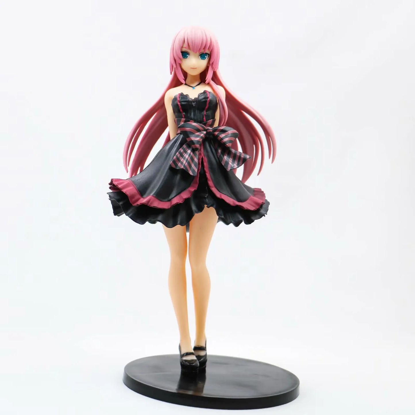 23cm Anime Cute Hatsune Miku Action Figure Kawaii Ceremonial Dress Megurine Luka Garage Kit Color Box Decoration Birthday Gift