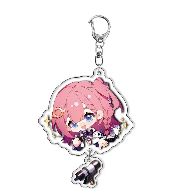 Nuevo juego Honkai Star Rail llavero para accesorios bolsa accesorios figuras de anime colgante llavero con anilla llaveros regalos de joyería