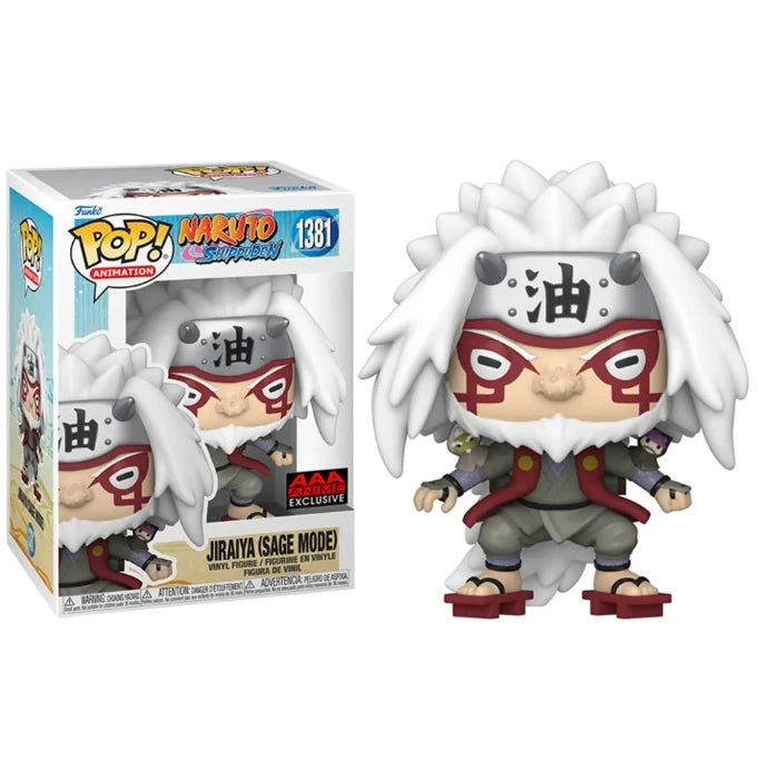 Funko POP Naruto Uzumaki as Nine Tails 1233# Jiraiya on Toad 73# Jiraiya 1025# Action Figure Model Toys for Children Birthday