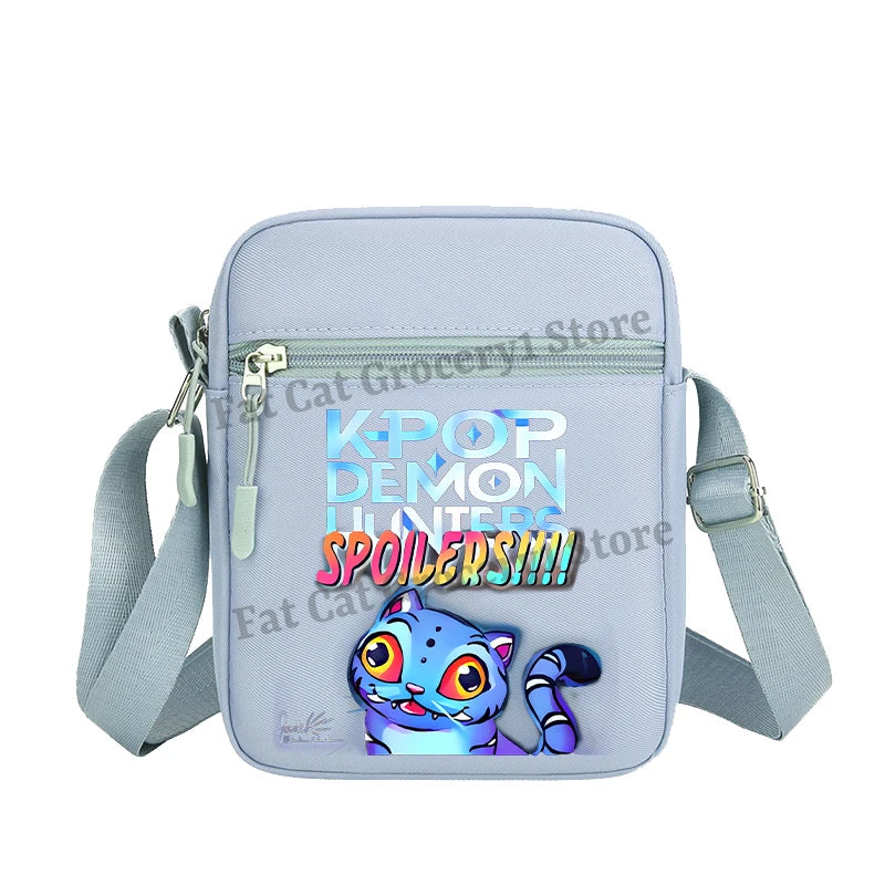 Kpop Demon Hunter Shoulder Bag Kawaii Rumi Mira Zoey Crossbody Bags Girls Outdoor Sport Messenger Pouch Women Travel Purse Gift