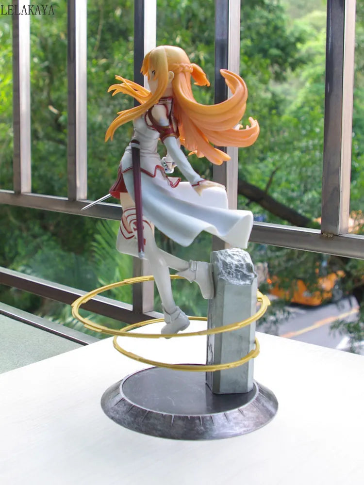 21cm Anime japonés KOTOBUKIYA ASUNA Aincrad 1/8 figura de acción pintada de PVC SWORD ART ONLINE SAO juguetes de modelos coleccionables regalo