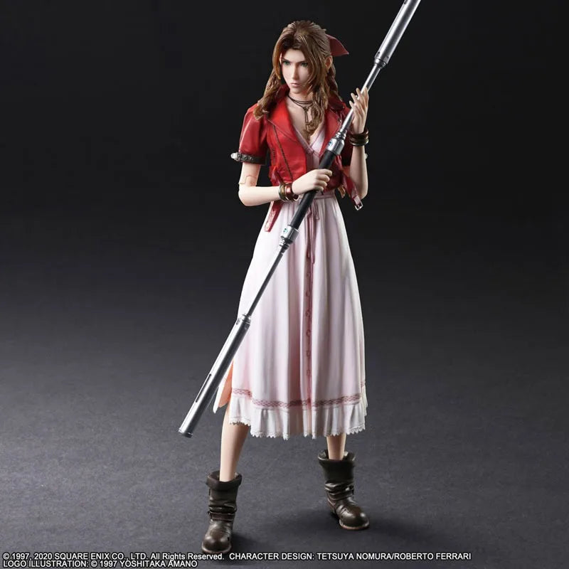 SQUARE ENIX PlayArts Aerith Gainsborough FINAL FANTASY VII REMAKE Anime Figure Model Collecile Action Toys