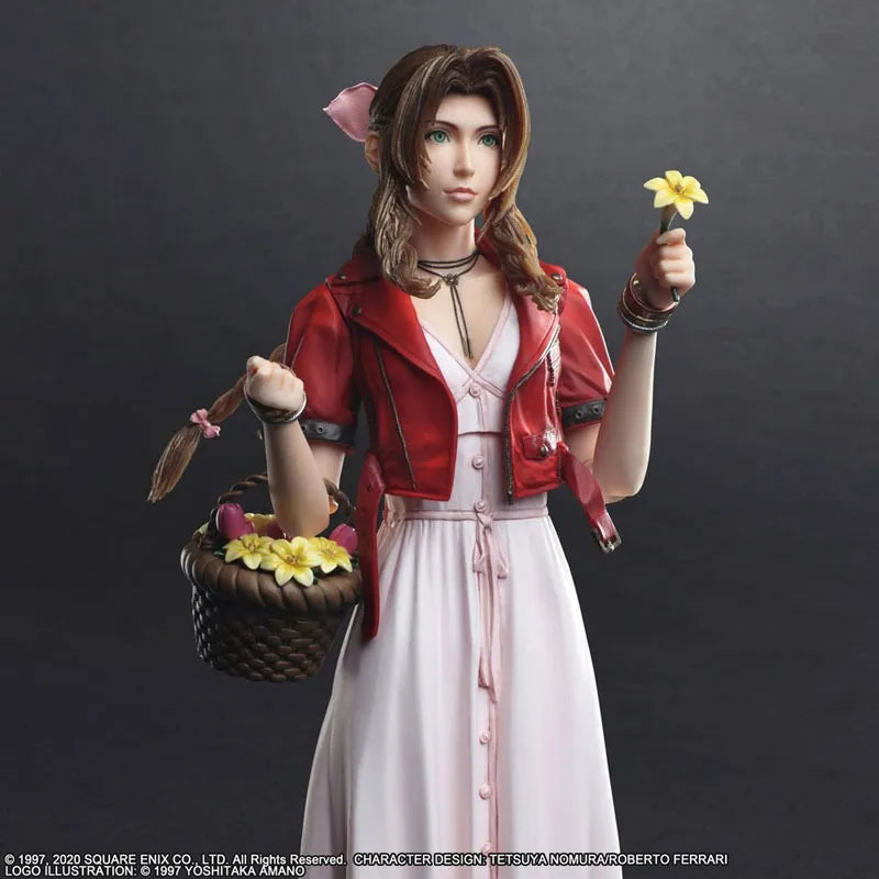 SQUARE ENIX PlayArts Aerith Gainsborough FINAL FANTASY VII REMAKE Anime Figure Model Collecile Action Toys