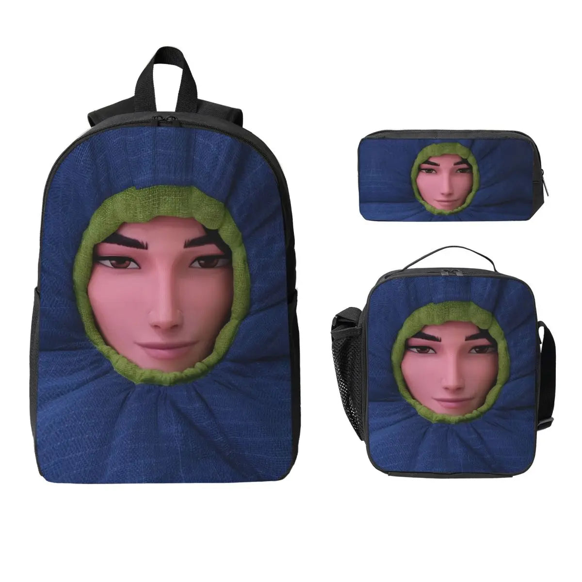 Kpop Demon Hunters Huntrix Movie Backpack Lunch Box Pen Bags for Boys Girls Kindergarten Backpacks Cute School bag Bookbag Set