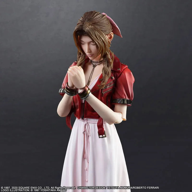 SQUARE ENIX PlayArts Aerith Gainsborough FINAL FANTASY VII REMAKE Anime Figure Model Collecile Action Toys