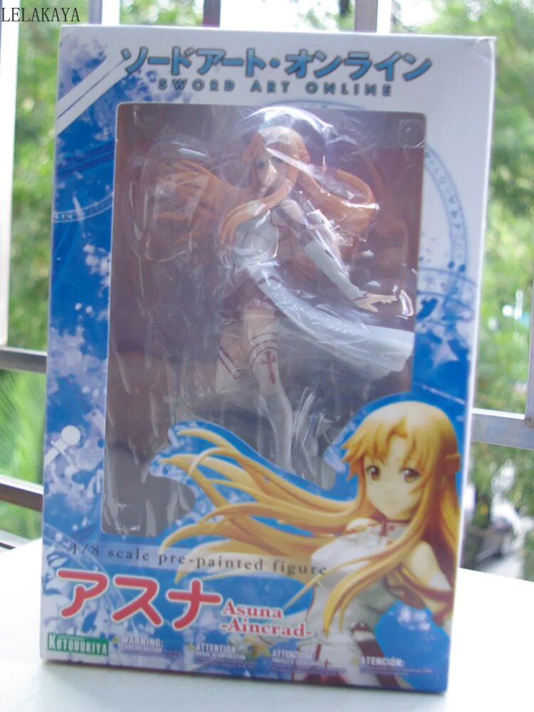 21cm Anime japonés KOTOBUKIYA ASUNA Aincrad 1/8 figura de acción pintada de PVC SWORD ART ONLINE SAO juguetes de modelos coleccionables regalo