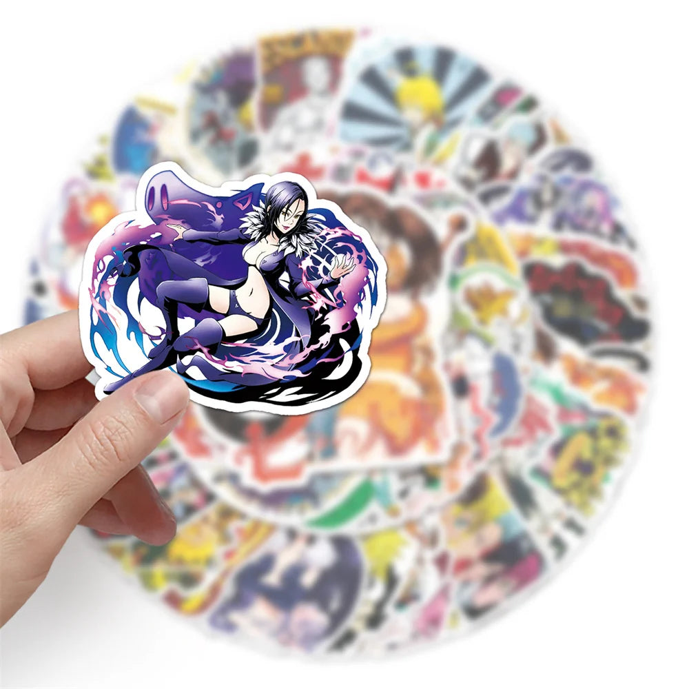 10/30/50PCS Cartoon Anime Seven Deadly Sins Creative Graffiti Sticker Bike Skateboard Car Helmet Laptop Computer Wholesale