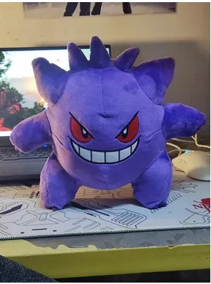 25cm Pokemon Gengar Plush Pikachu Anime Toy Cute Bulbasaur Squirtle Charmander Psyduck Stuffed Anime Figure Stuffed Dolls Gift