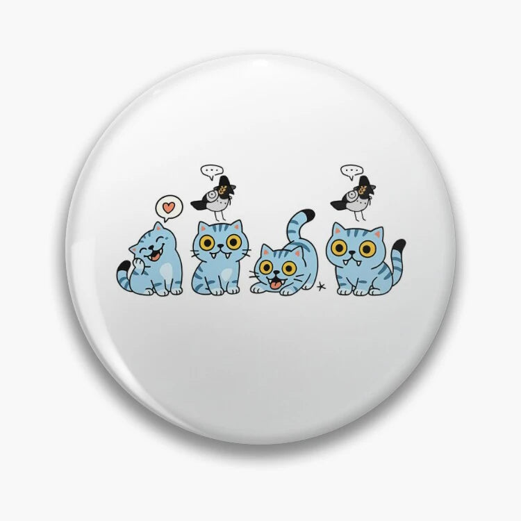 K-Pop Demon Hunters Huntrix Girlgroup Anime Brooch Bag Clothing Hat Badge Accessories Jewelry Gifts