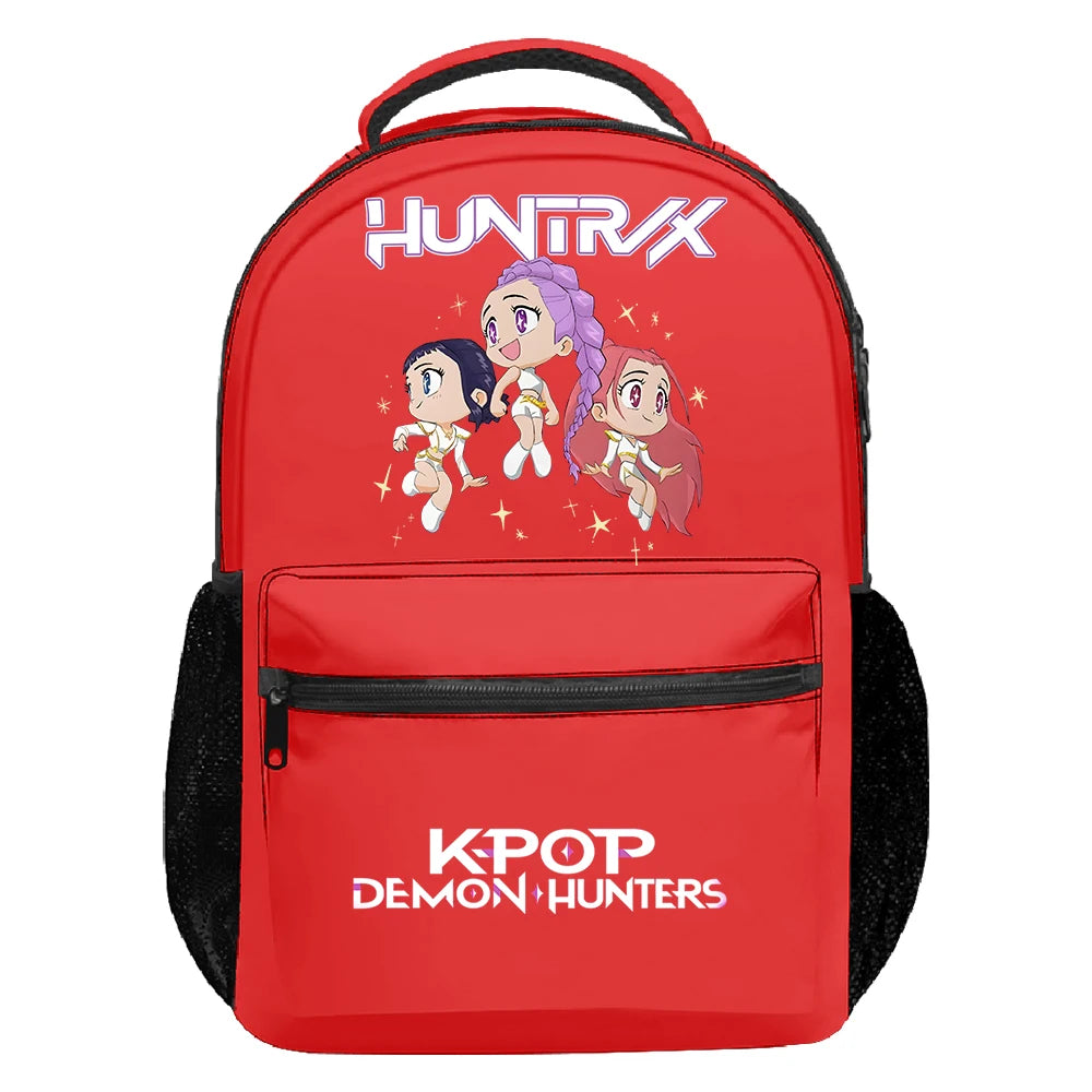 KPop Demon Hunters As Seen On Huntrix World Tour Backpack Women Men Rucksack Unisex Travel Bag Packsack Casual Daypack