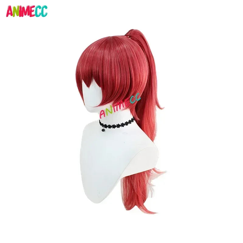 ANIMECC in Stock XS-2XL Sakura Kyoko Cosplay Puella Magi Madoka Magica Combats Wig Anime Halloween Party Costume for Women Girls
