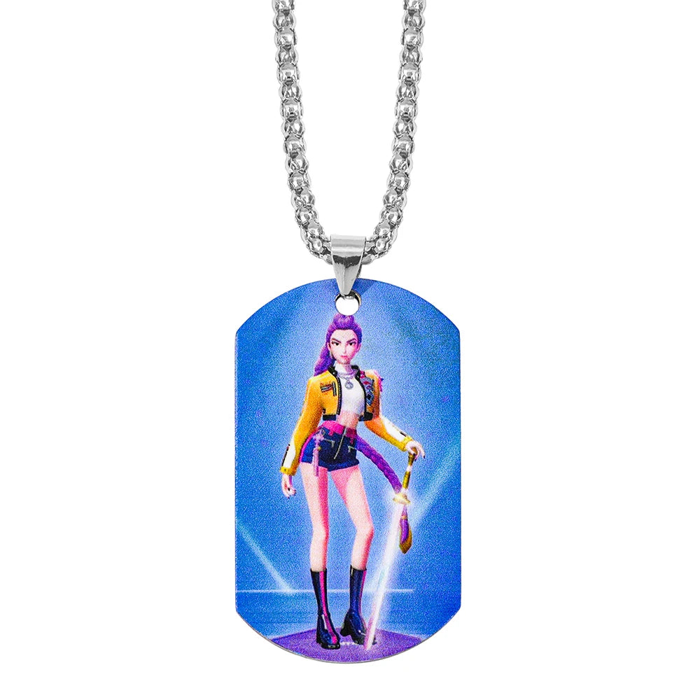 Kpop Demon Hunter Necklace 2025 Trending Movie Rumi Accessory for Women and Men Gifts