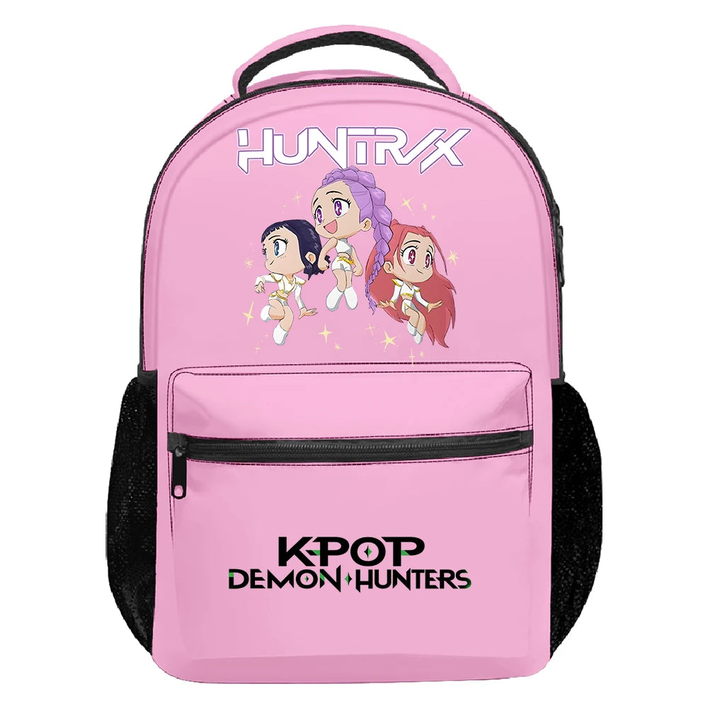 KPop Demon Hunters As Seen On Huntrix World Tour Backpack Women Men Rucksack Unisex Travel Bag Packsack Casual Daypack
