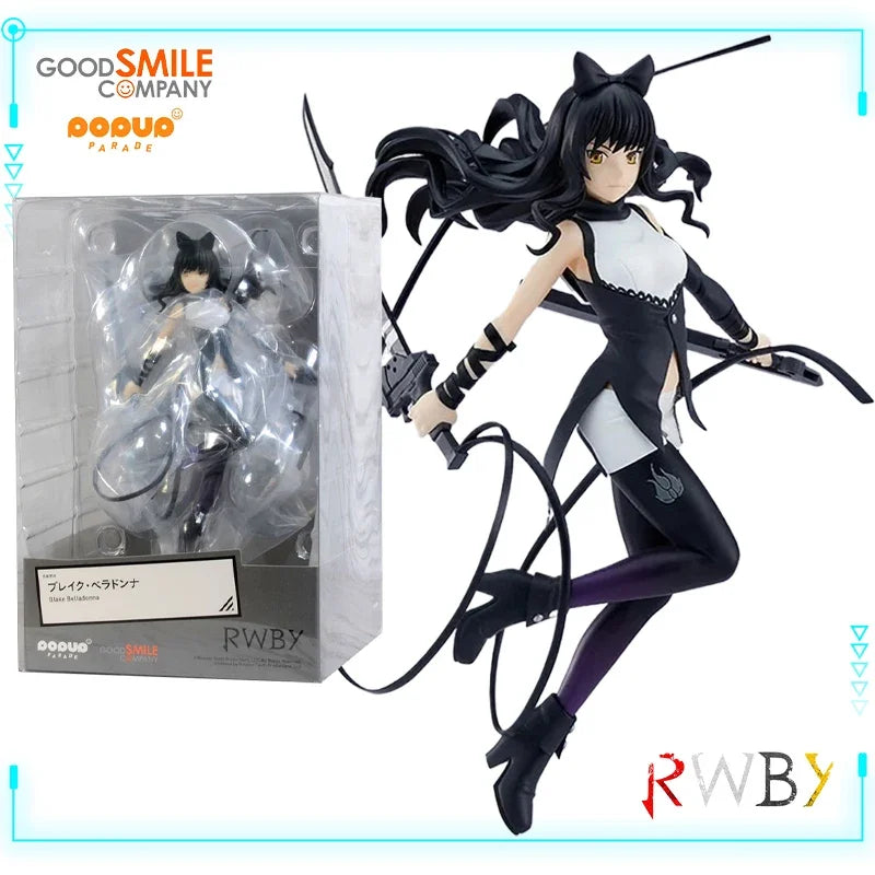 GSC Original Genuine RWBY Ruby Rose Weiss Schnee Blake Belladonna Yang Xiao Long  Pop Up Parade Anime Girl Model Toy Figure Gift