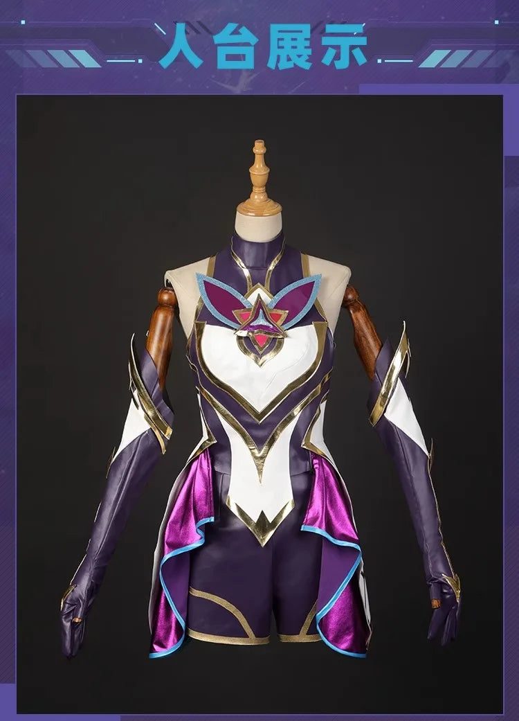 Star Guardian Akali Cosplay Game LOL SG Akali Cosplay Halloween Costume K/DA Ahri/Kaisa/Xayah