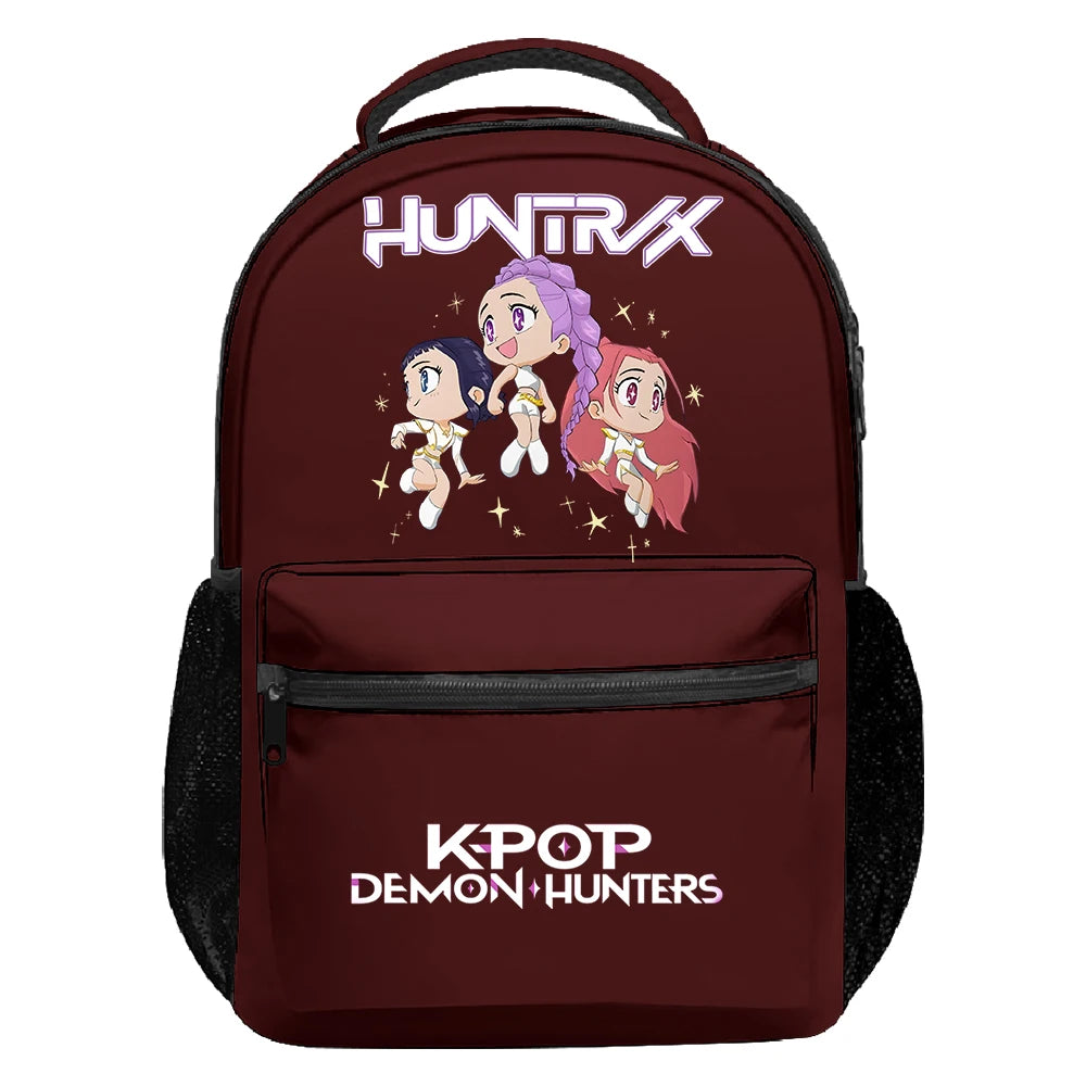 KPop Demon Hunters As Seen On Huntrix World Tour Backpack Women Men Rucksack Unisex Travel Bag Packsack Casual Daypack