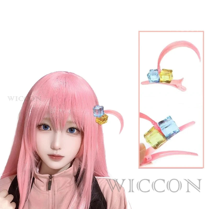 Gotou Hitori Cosplay Bocchi The Rock Gotou Hitori Cosplay Costume JK Uniform Pink Jacket Skirt Wig Suit Halloween Anime Cosplay