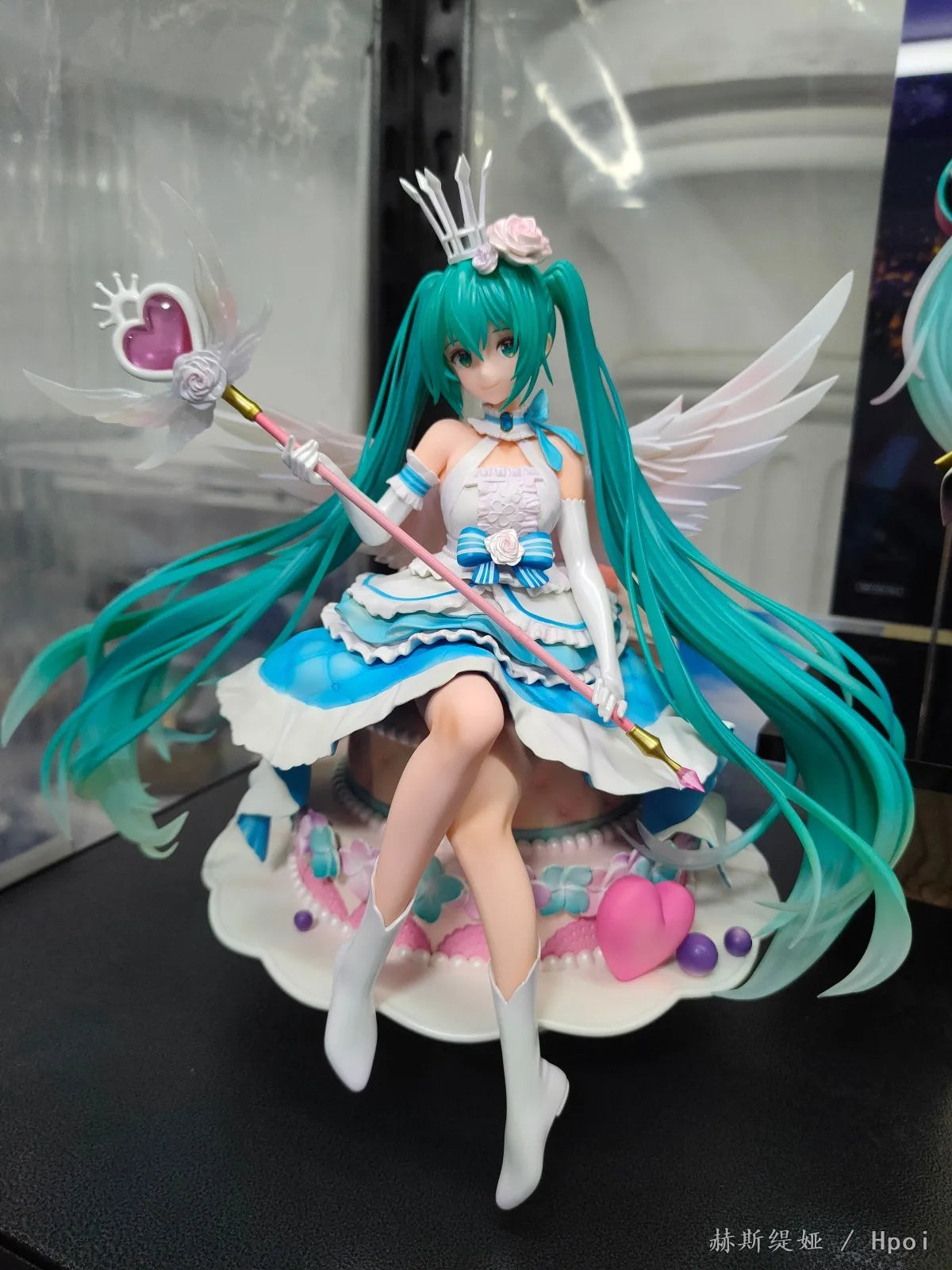 Original Spiritale Vocaloid Hatsune Miku Sweet Angel Happy Birthday Ver. Anime Limited Action Figure Decor Collect Doll
