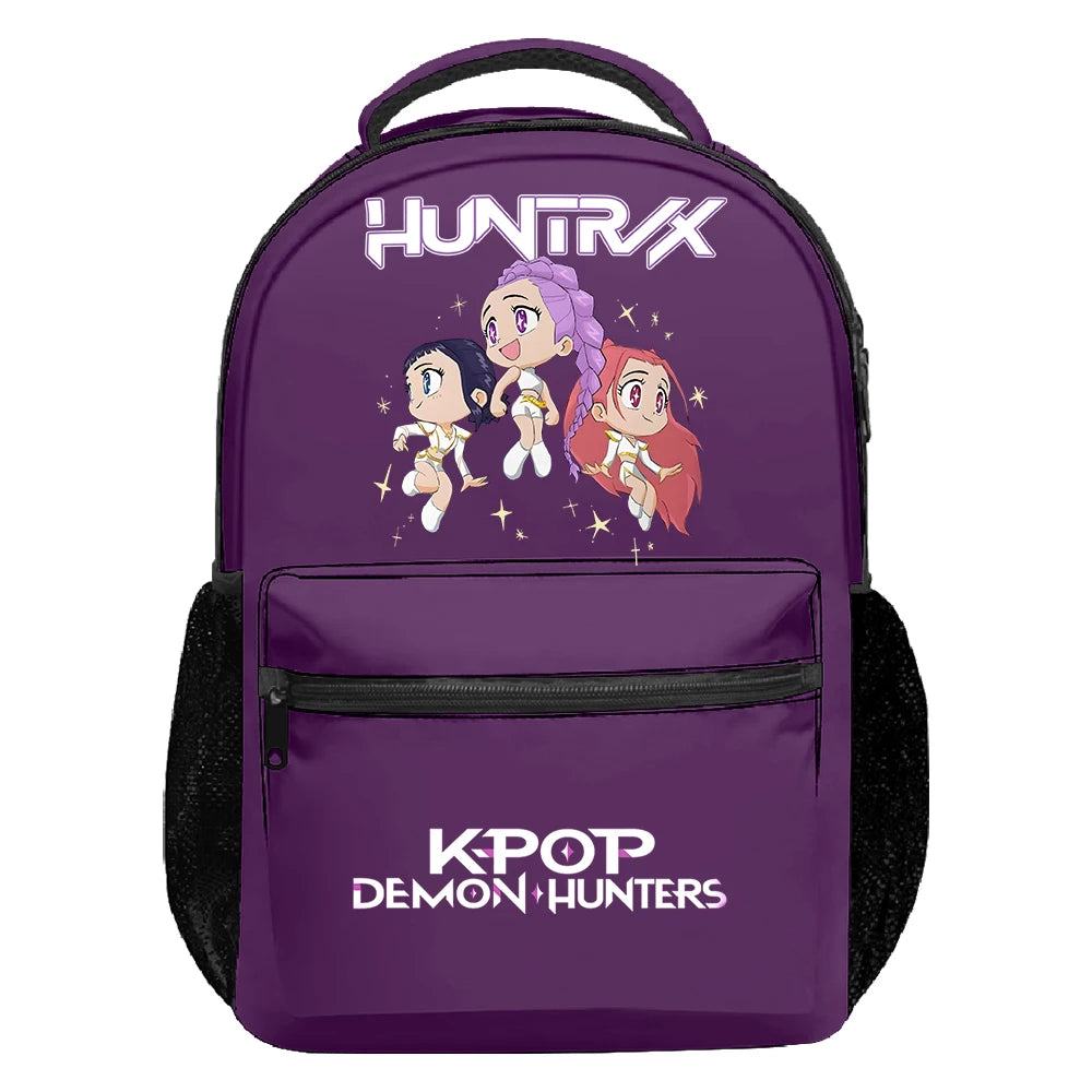 KPop Demon Hunters As Seen On Huntrix World Tour Backpack Women Men Rucksack Unisex Travel Bag Packsack Casual Daypack