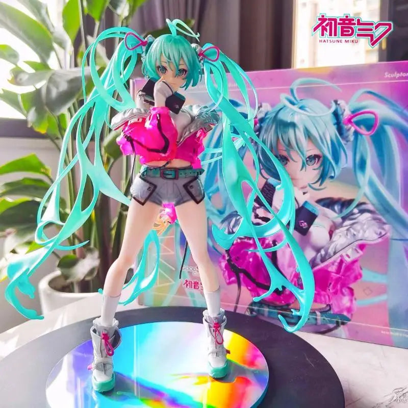 Original Good Smile Vocaloid Hatsune Miku Solwa 25cm Figure Anime Action Figurine Model Toys Festival Gift Stock