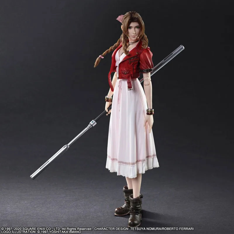 SQUARE ENIX PlayArts Aerith Gainsborough FINAL FANTASY VII REMAKE Anime Figure Model Collecile Action Toys