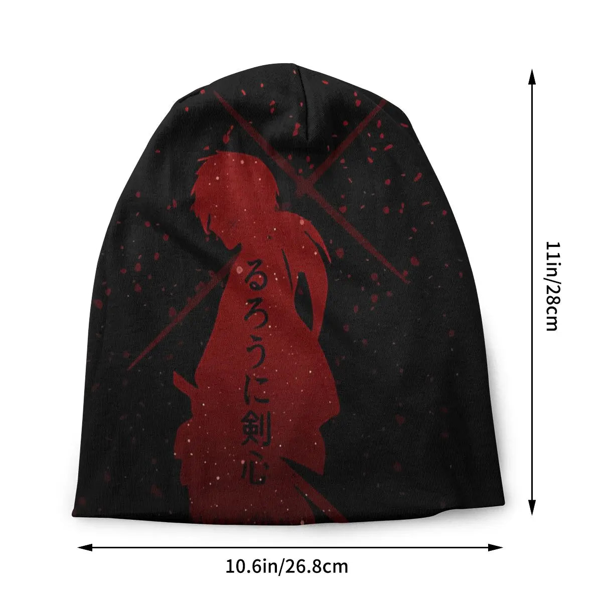 Bonnet Hats Rurouni Kenshin Anime Men Women's Samurai Winter Warm Cap Design Skullies Beanies Caps