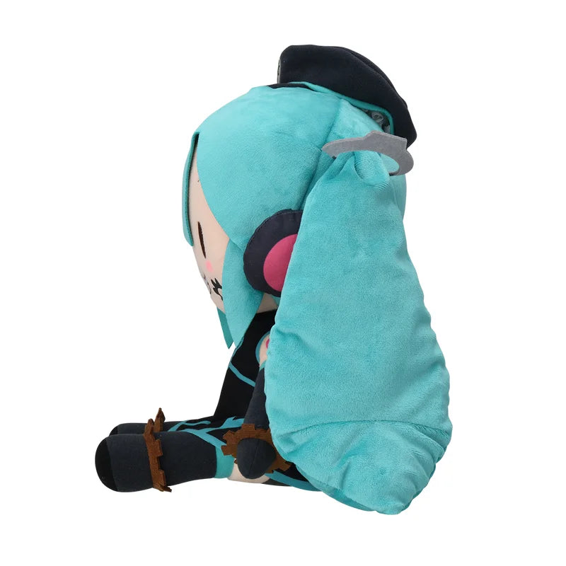 IN Stock Original SEGA VOCALOID Hatsune Miku Willful Factory Manager Fuwa Petit Plush Doll Fufu 27 CM Anime Model Toys