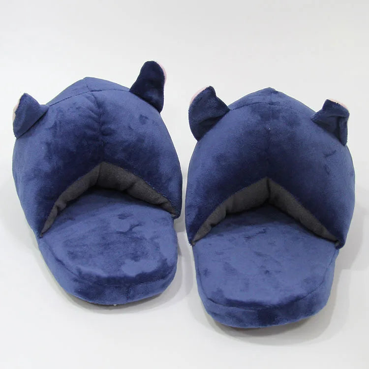 28cm Anime Sailor Moon Luna Cat Plush Toys Home House Winter Slippers Indoor Shoes Women Gifts