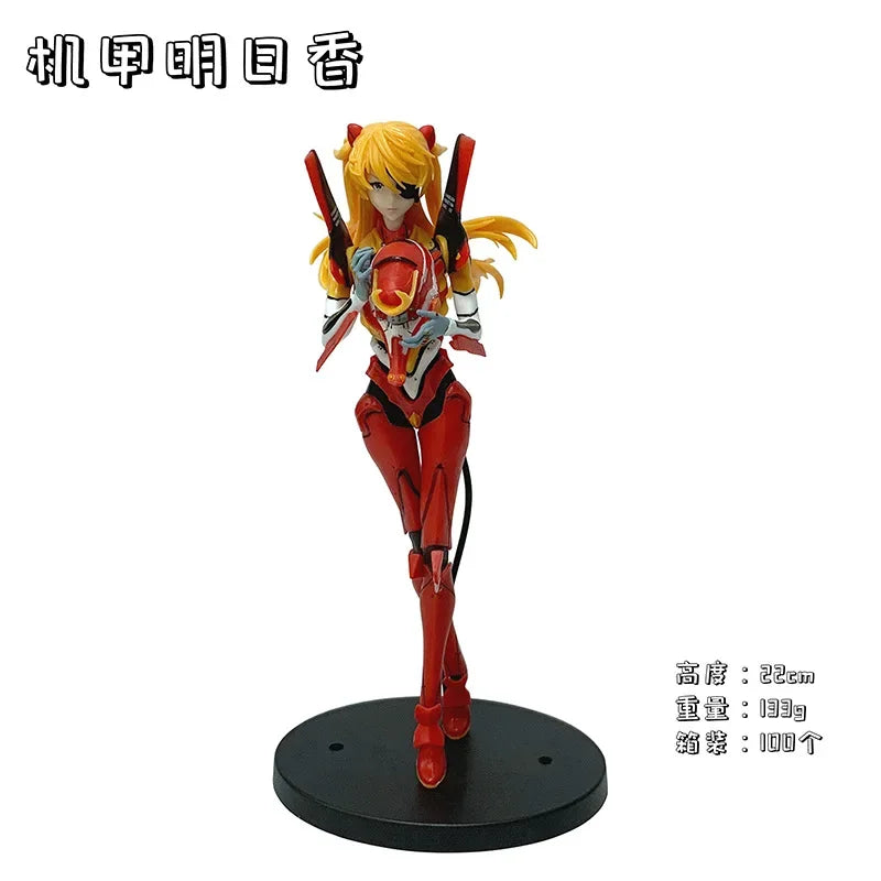 22cm Neon Genesis Evangelion EVA theatrical version No. 2 figure mecha Asuka langrey anime model ornament doll pvc toys