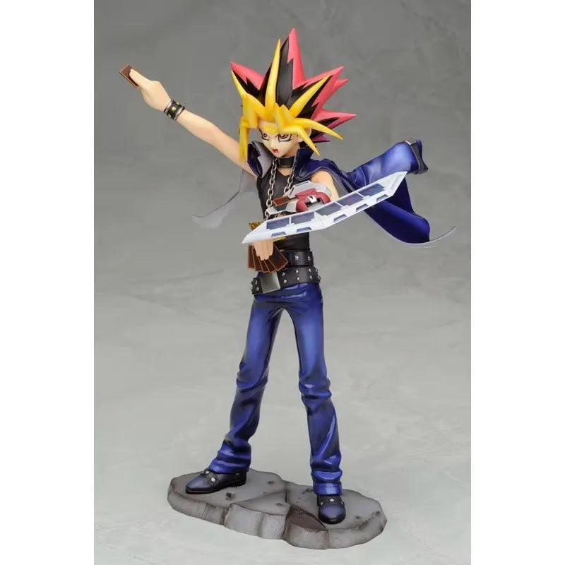 Original Kotobukiya ARTFX J Yu-Gi-Oh! Duel Monsters Duel of Fate Yami Yugi Kaiba Seto Anime Action Figure Model Doll Collection