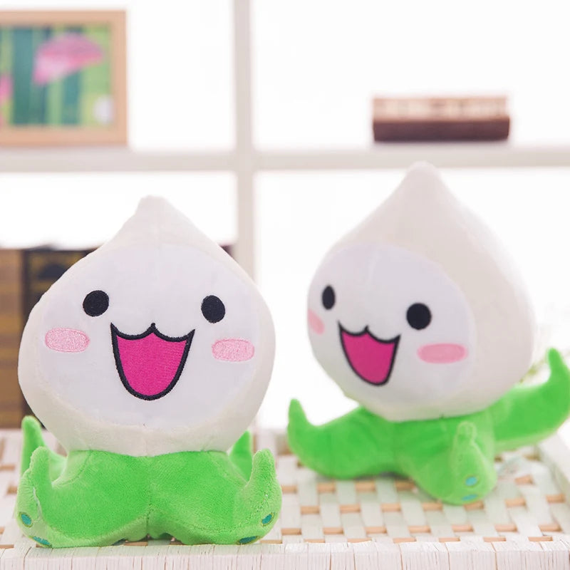 Mini Overwatches Kawaii, juguetes de peluche, cebolla, calamar pequeño, muñeco de acción relleno, figura suave para niños, regalo, decoración del hogar y el coche
