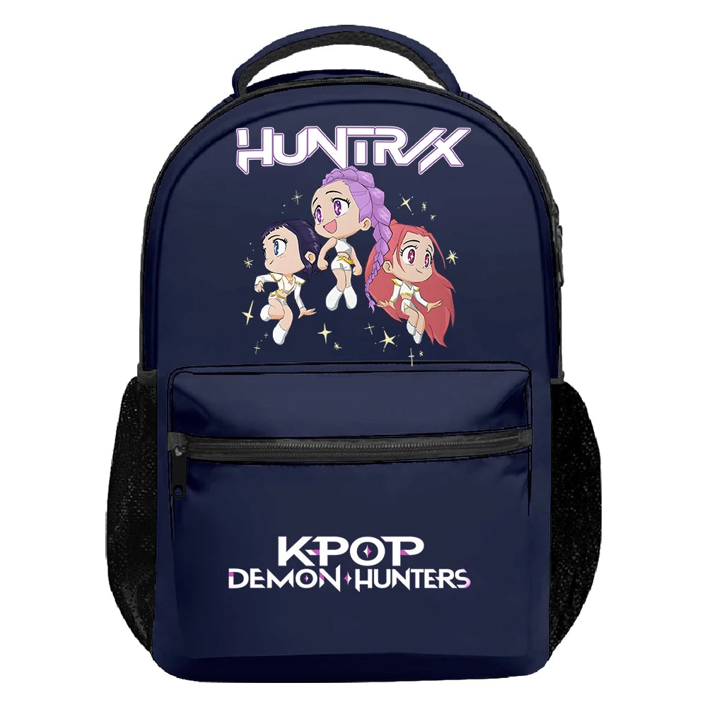 KPop Demon Hunters As Seen On Huntrix World Tour Backpack Women Men Rucksack Unisex Travel Bag Packsack Casual Daypack