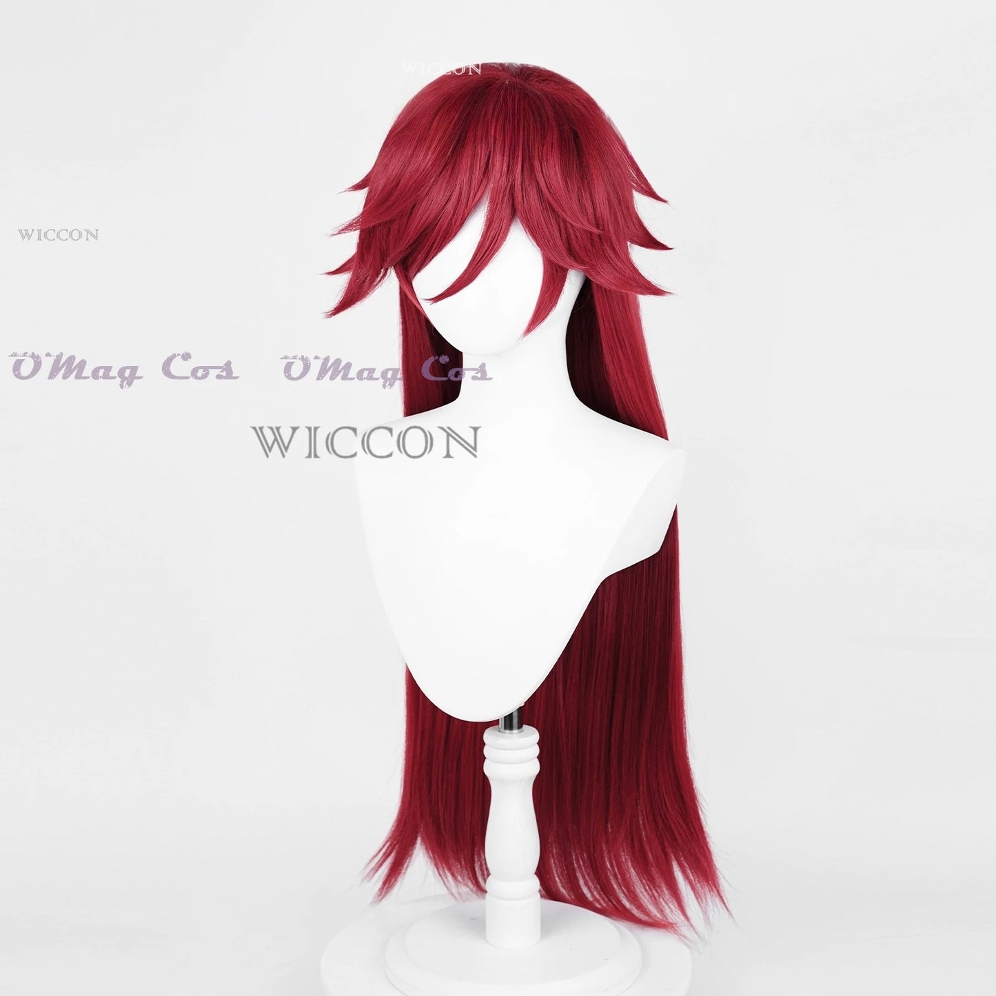 Black Butler Grell Sutcliff Michaelis Cosplay Costume Wig Uniforms Anime Cosplay Halloween Party Unisex Fancy Red Suit Glasses