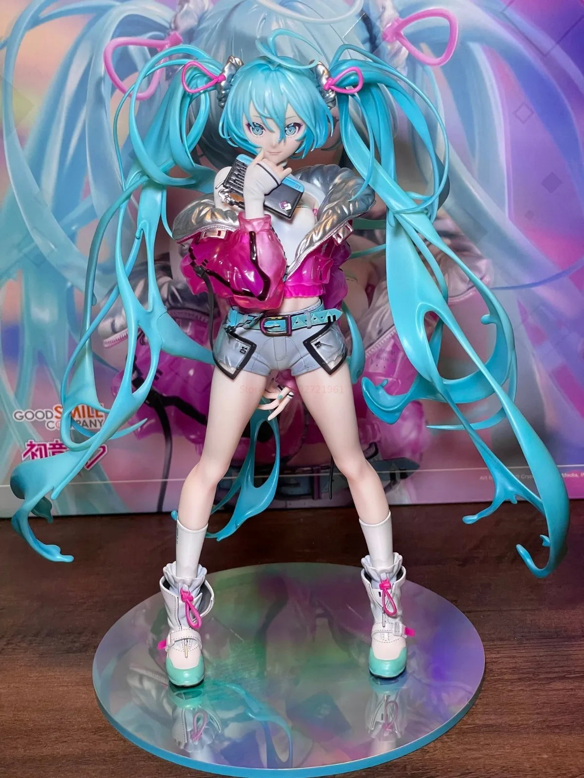 Original Good Smile Vocaloid Hatsune Miku Solwa 25cm Figure Anime Action Figurine Model Toys Festival Gift Stock
