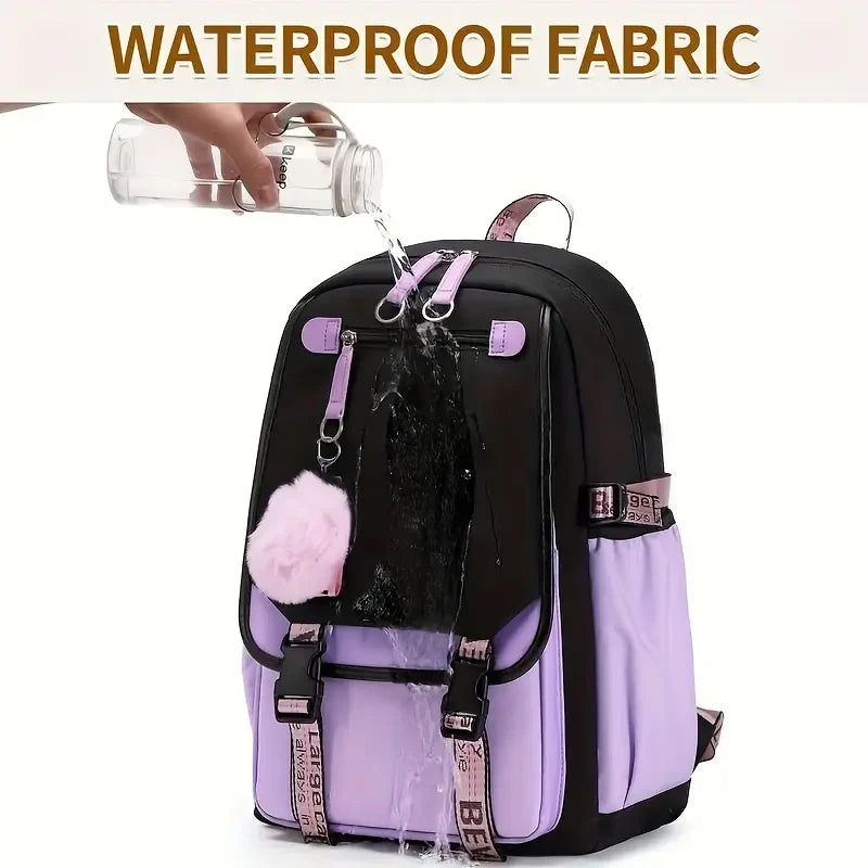 K Pop Demon Hunters School Backpack for Students Daily Mochila 2025 Hot Movie Women Backpacks for Girl Laptop Usb Port Bag Gift