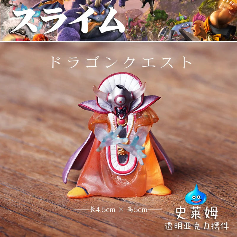 SQEX Model Toys Japanses Genuine Bulk Dragon Quest King Slime Dragon Ball Acrylic Ornaments Collection Anime Figure for Kids